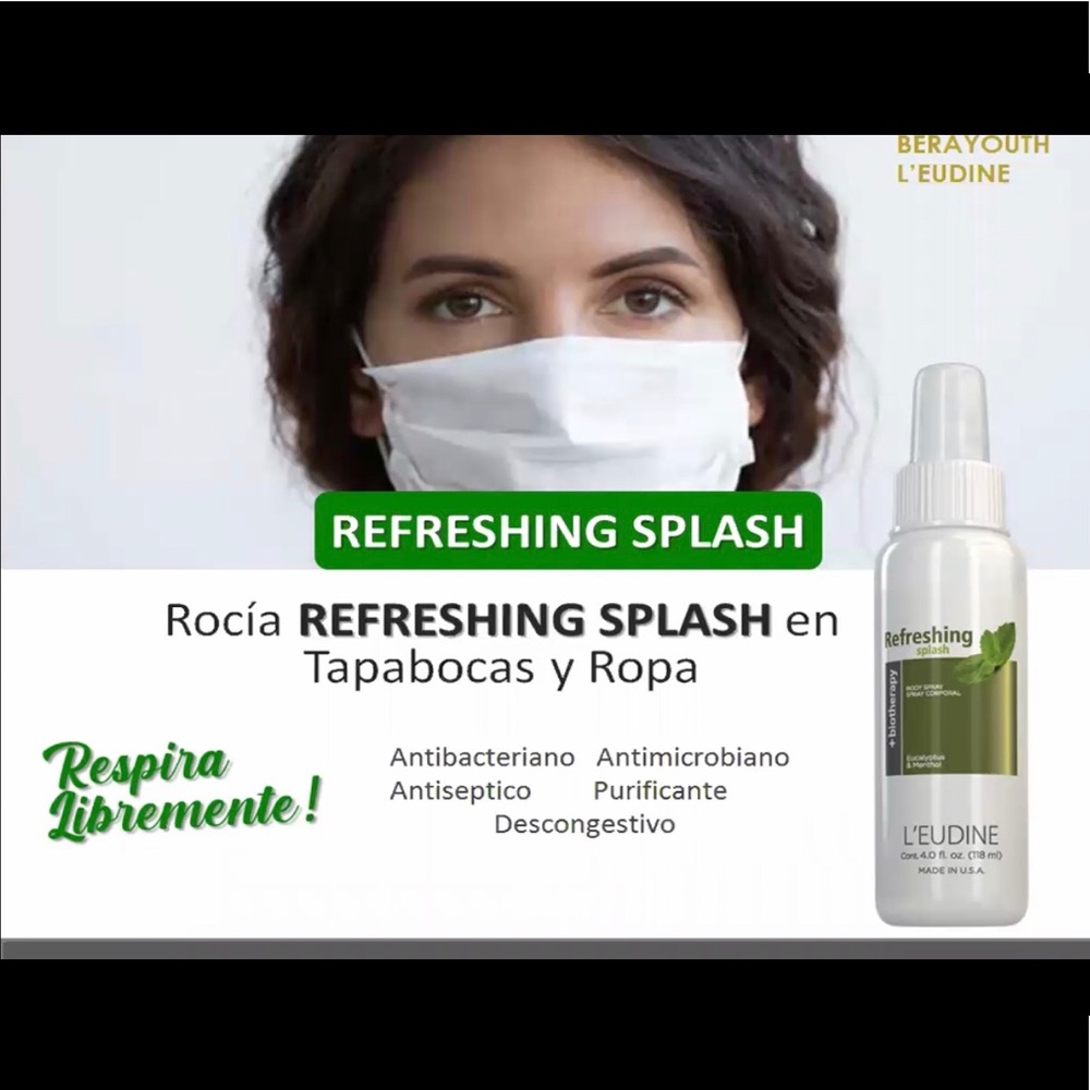 L’eudine Lot of 2-Refreshing Splash-spray it on😷